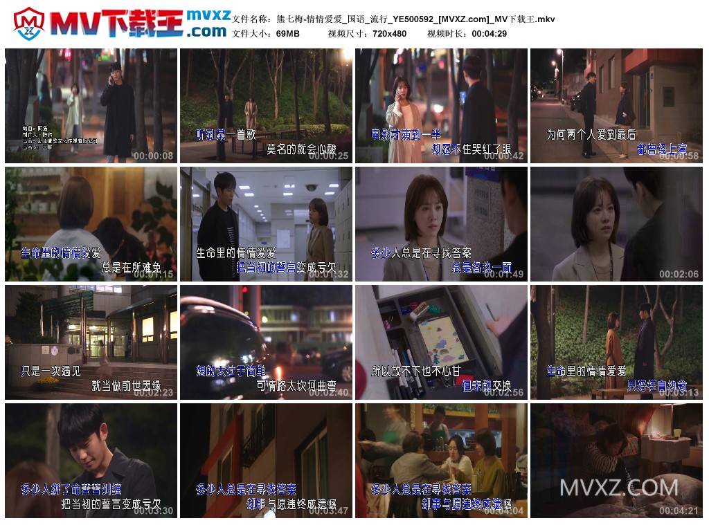 熊七梅-情情爱爱_国语_流行_YE500592